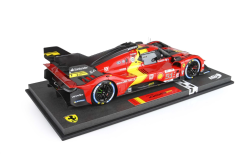BBR-MODELS - FERRARI - 499P 3.0L TURBO V6 TEAM FERRARI AF CORSE N 51 WINNER 24h LE MANS 2023 ALESSANDRO PIER GUIDI - JAMES CALADO - ANTONIO GIOVINAZZI