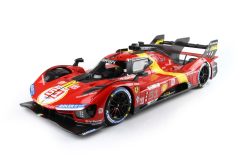 BBR-MODELS - FERRARI - 499P 3.0L TURBO V6 TEAM FERRARI AF CORSE N 51 WINNER 24h LE MANS 2023 ALESSANDRO PIER GUIDI - JAMES CALADO - ANTONIO GIOVINAZZI