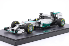 1/12 MINICHAMPS - MERCEDES GP - F1 W05 AMG PETRONAS N 44 WORLD CHAMPION SEASON 2014 LEWIS HAMILTON