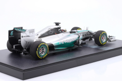 1/12 MINICHAMPS - MERCEDES GP - F1 W05 AMG PETRONAS N 44 WORLD CHAMPION SEASON 2014 LEWIS HAMILTON