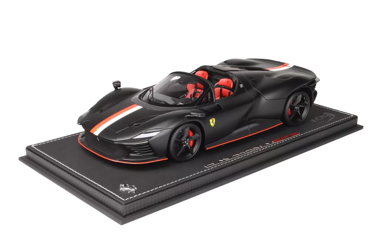 BBR-MODELS - FERRARI - DAYTONA SP3 OPEN ROOF ICONA PRINCIPATO DI MONACO LIVERY N 16 PERSONAL CAR CHARLES LECLERC 2022