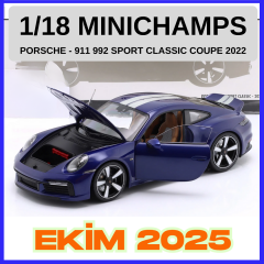 1/18 MINICHAMPS - PORSCHE - 911 992 SPORT CLASSIC COUPE 2022