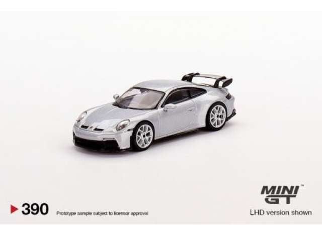 1/64 Porsche 911 (992) GT3 GT, silver metallic
