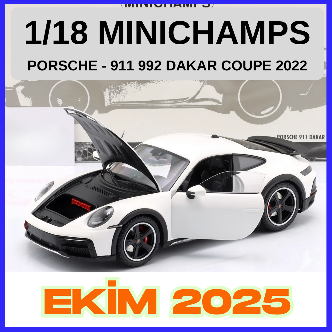 1/18 MINICHAMPS - PORSCHE - 911 992 DAKAR COUPE 2022