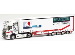 1/87 Scania CS HD V.Sz. BLS Budde Logistics Spedition, white/red/black