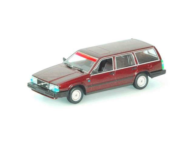1/87 1986 Volvo 740 GL Break, red