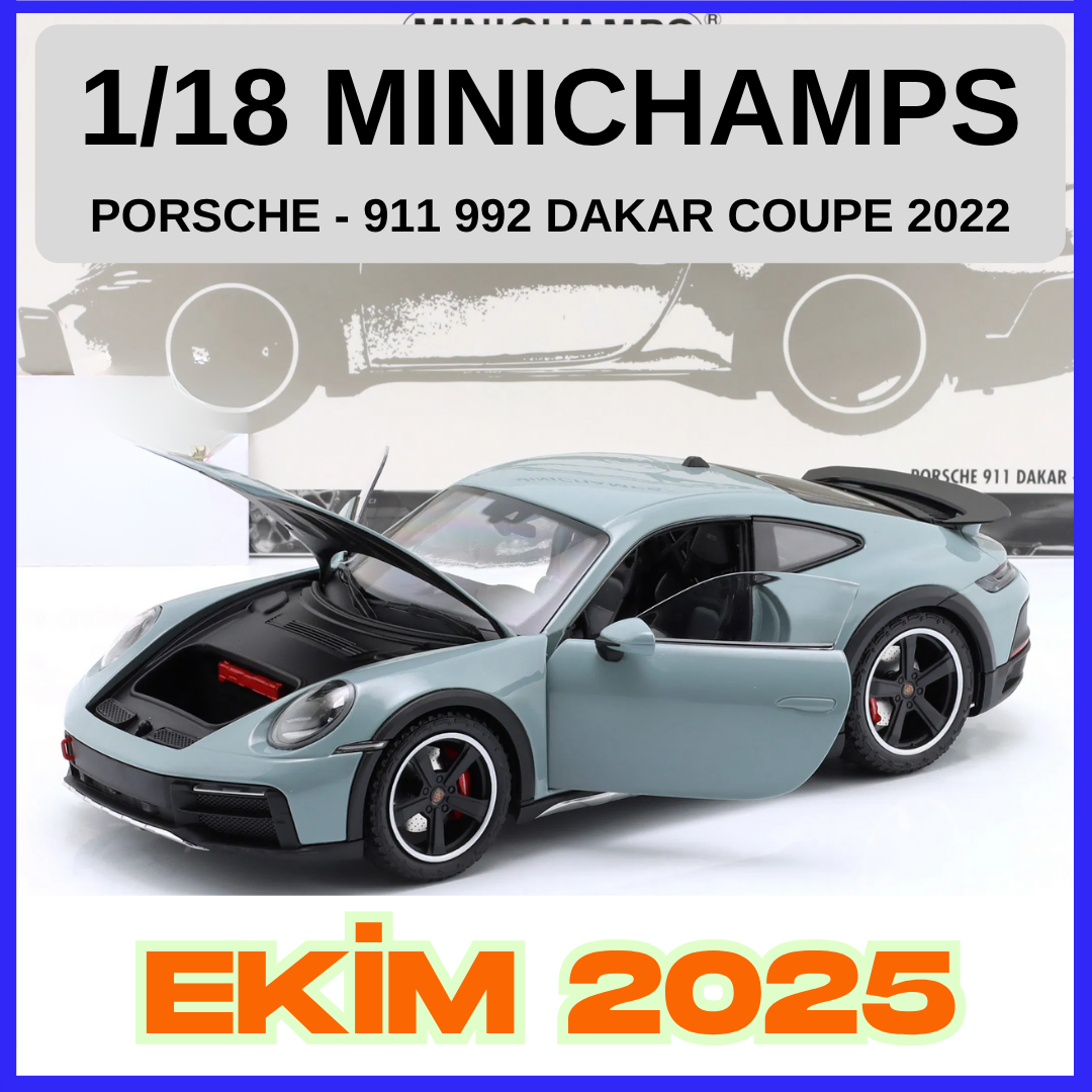 1/18 MINICHAMPS - PORSCHE - 911 992 DAKAR COUPE 2022