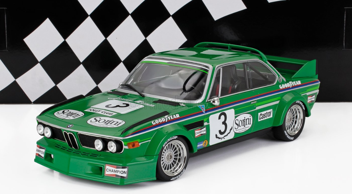 1/18 MINICHAMPS - BMW - 3.0 CSL TEAM JOLLY CLUB MILANO N 3 WINNER BRNO 1978 CARLO FACETTI - MARTINO FINOTTO