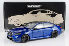 1/18 Minichamps BMW M5 2024 (G90) 2024 Blue Metallic - 110023802