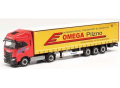 1/87 Iveco S-Way LNG G.Sz. Omega Pilzno, yellow/red
