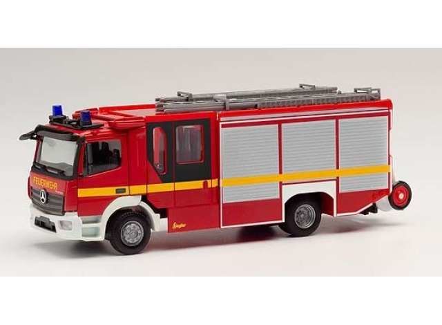 1/87 Mercedes Benz Atego Ziegler Z-Cab Feuerwehr, red