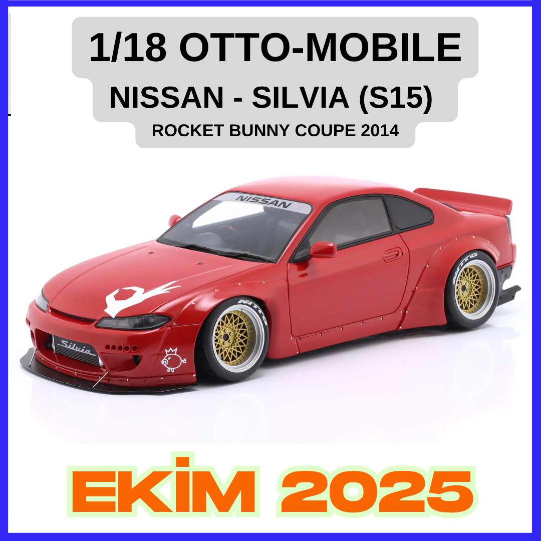 1/18 OTTO-MOBILE - NISSAN - SILVIA (S15) ROCKET BUNNY COUPE 2014