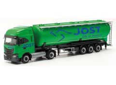 1/87 Iveco S-Way LNG S.Sz. Jost Group , green/blue