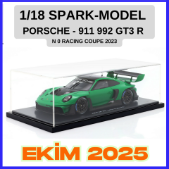1/18 SPARK-MODEL - PORSCHE - 911 992 GT3 R N 0 RACING COUPE 2023