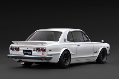 1/18 IGNITION Nissan Skyline 2000 GT-R (KPGC10) White - IG4034