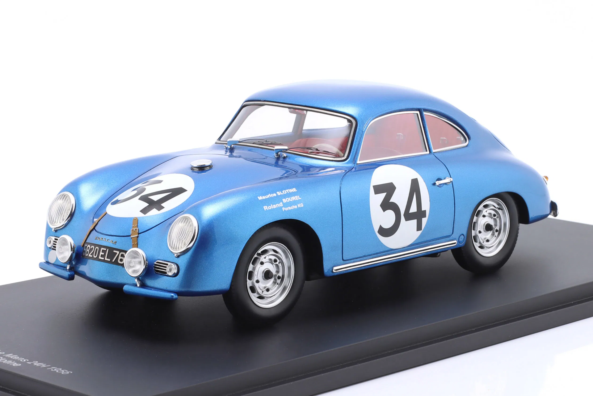 1/18 SPARK-MODEL - PORSCHE - 356A COUPE 24h LE MANS 1956