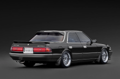 1/18 IGNITION TOYOTA MARKⅡ2.5 GT TWIN turbo (JZX81) Black / Gun Metallic - IG3858
