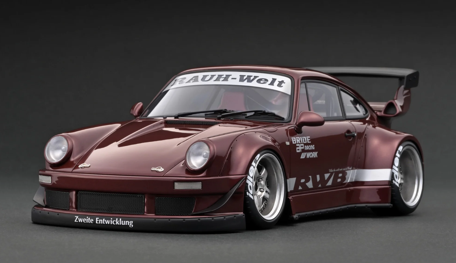 IGNITION MODELS - PORSCHE ''RWB 930 DARK RED IG3622