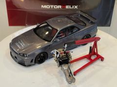 MOTORHELIX - NISSAN - SKYLINE GT-R (R34) NISMO Z-TUNE COUPE 1999 WITH ENGINE