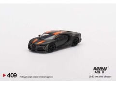 1/64 Bugatti Chiron Super Sport 300+ World Record 304.773 mph, carbon viber grey/orange