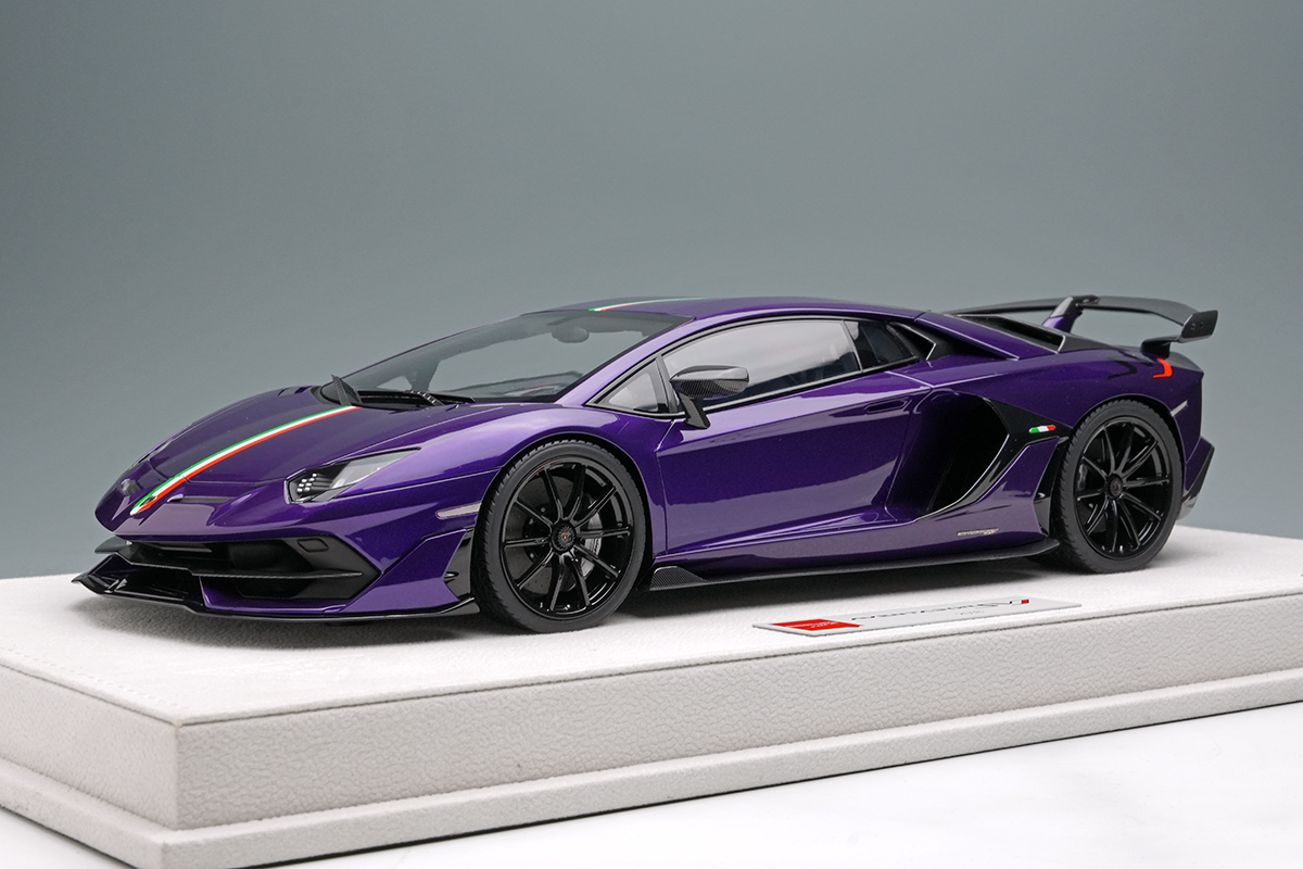 1/18 Make Up Eidolon Lamborghini Aventador SVJ 2018 (Nireo wheel) Purple - EML026G