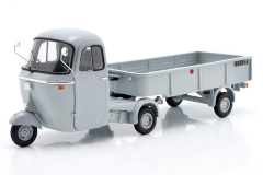 1/18 SCHUCO - PIAGGIO - APE PENTARO MOTRICE + RIMORCHIO - TRAILER 1964