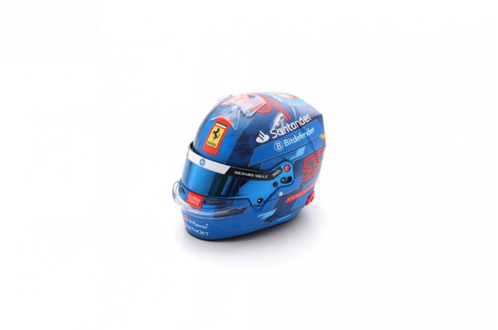 1/5 LOOKSMART - BELL HELMET - CASCO HELMET F1 CARLOS SAINZ TEAM FERRARI