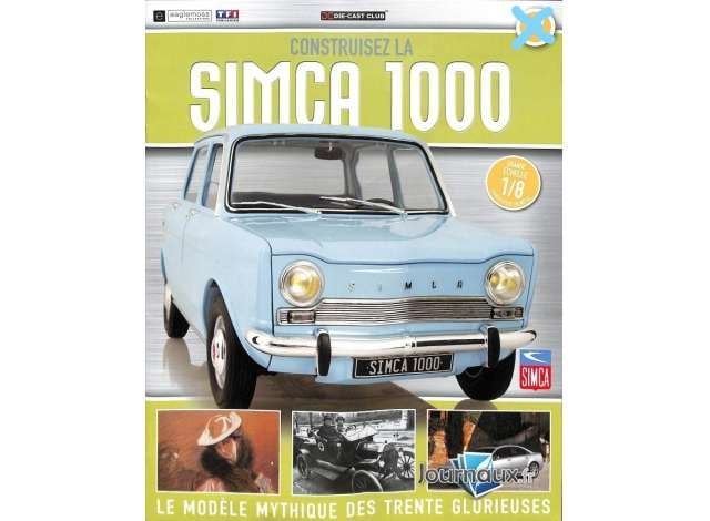1/8 Simca 1000 Building parts: dynamo, water pump and accessory belt assembly NR 9
