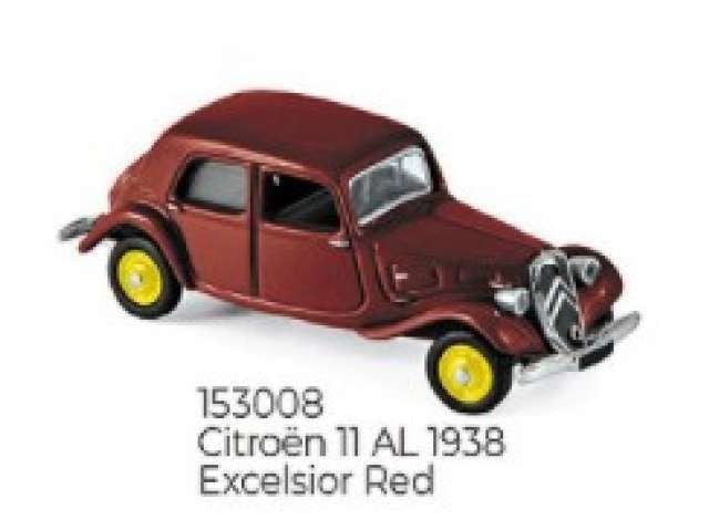 1938 Citroen 11 AL, excelsior red