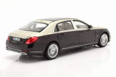 1/18 Norev Mercedes-Maybach S650 2018 Dark Red metallic/Silver - 183428