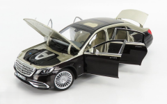 1/18 Norev Mercedes-Maybach S650 2018 Dark Red metallic/Silver - 183428
