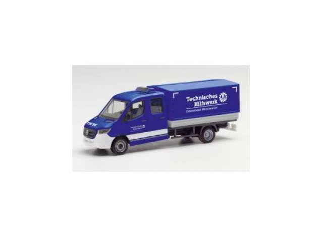 Mercedes Benz Sprinter doublecabin THW Munchen Ost, blue