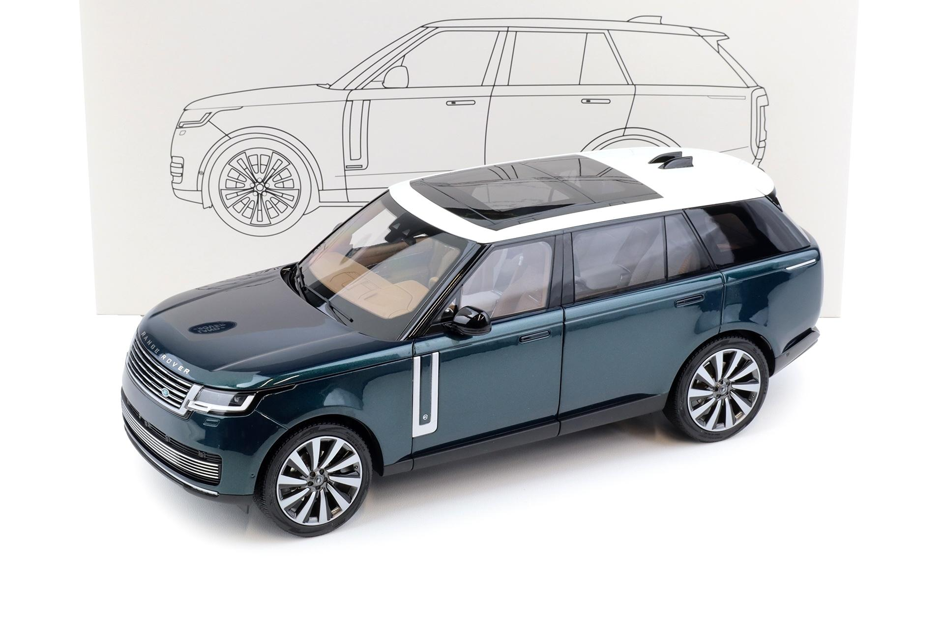 1/18 LCD ModelsLand Rover Range Rover SV SERENITY green/ white roof - LCD18017-GW