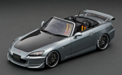 1/18 IGNITION Honda S2000 (AP2) Dark Silver with carbon bonnet - IG2590