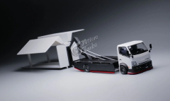 1/64 Micro Turbo Wing Custom Truck White - MT6404B3