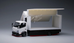 1/64 Micro Turbo Wing Custom Truck White - MT6404B3