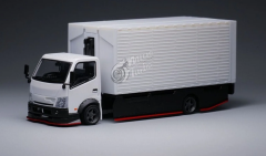 1/64 Micro Turbo Wing Custom Truck White - MT6404B3