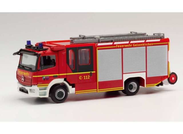 Mercedes Benz Atego Z-Cab HLF 20 Feuerwehr Gelsenkirchen, red