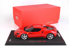 1/18 BBR Ferrari 296 GTB red corsa 322 - P18210A