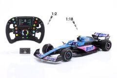Ocon #31 & Gasly #10 Alpine A523 Formula 1 2023 steering wheel 1:2 HC