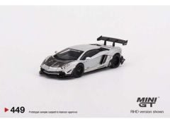 1/64 LB Works Lamborghini Aventador Limited Edition,matt silver