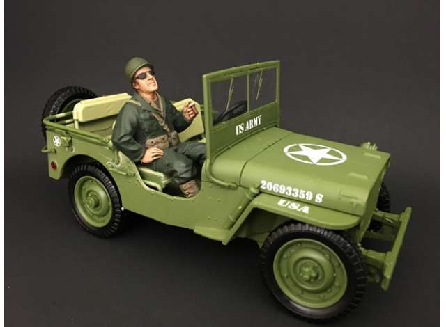 1/18 American Diorama WWII USA Soldier #3 with sigar - AD77412