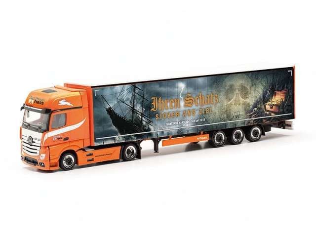 1/87 Mercedes Benz Actros L. G. L.Sz. *Ferntrans Haas*, orange/black