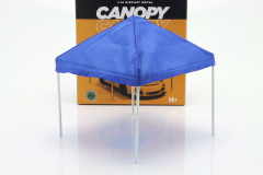 1/18 American Diorama Canopy blue / silver - AD38249