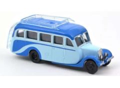 1/87 1947 Citroen U23 Autocar, clear/middle blue