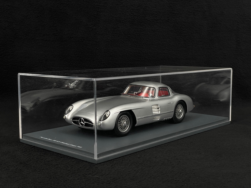 1/18 Schuco Mercedes-Benz 300S LR Uhlenhaut Coupe 1955 Silver Grey - 18U00069