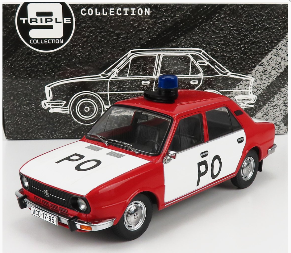 1/18 TRIPLE9 - SKODA - 105L FIRE BRIGATE 1976