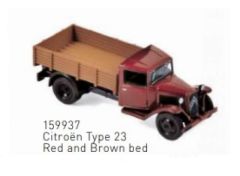 1/87 1958 Citroen type 23, red/brown