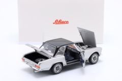 Mercedes-Benz 280 SL Pagode (W113) year 1968-71 silver 1:18 Schuco