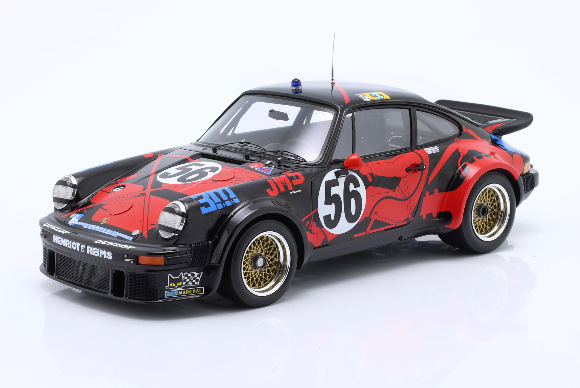 1/18 SPARK-MODEL - PORSCHE - 911 934 TEAM JMS RACING ASA CACHIA N 56 24h LE MANS 1977 J.L.BOUSQUET - C.GRANDET - P.DAGOREAU